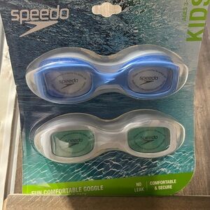 Speedo Kids Blue and White Swim Goggles